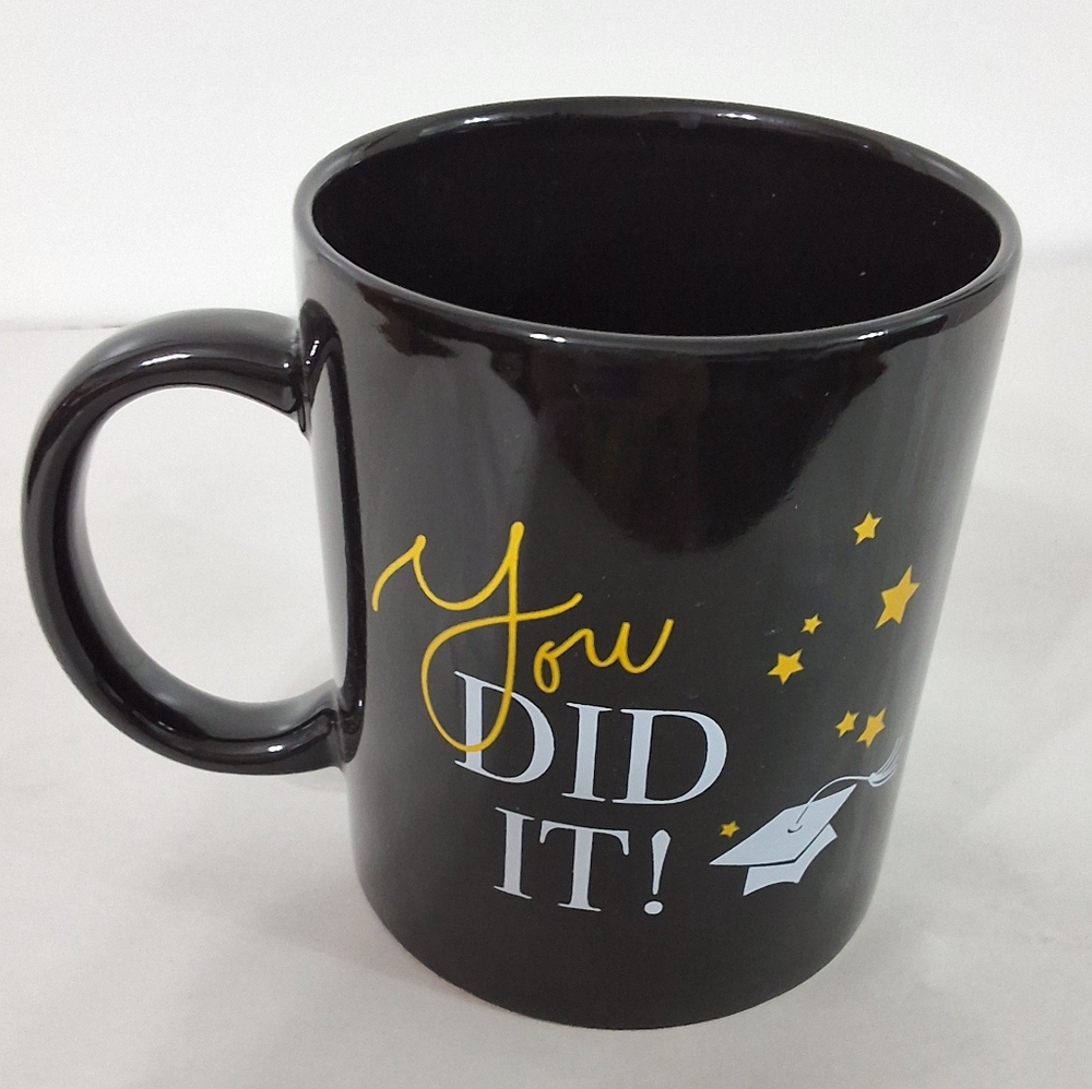 You Did It! Black Graduation Mug , New - Picture 2 of 4